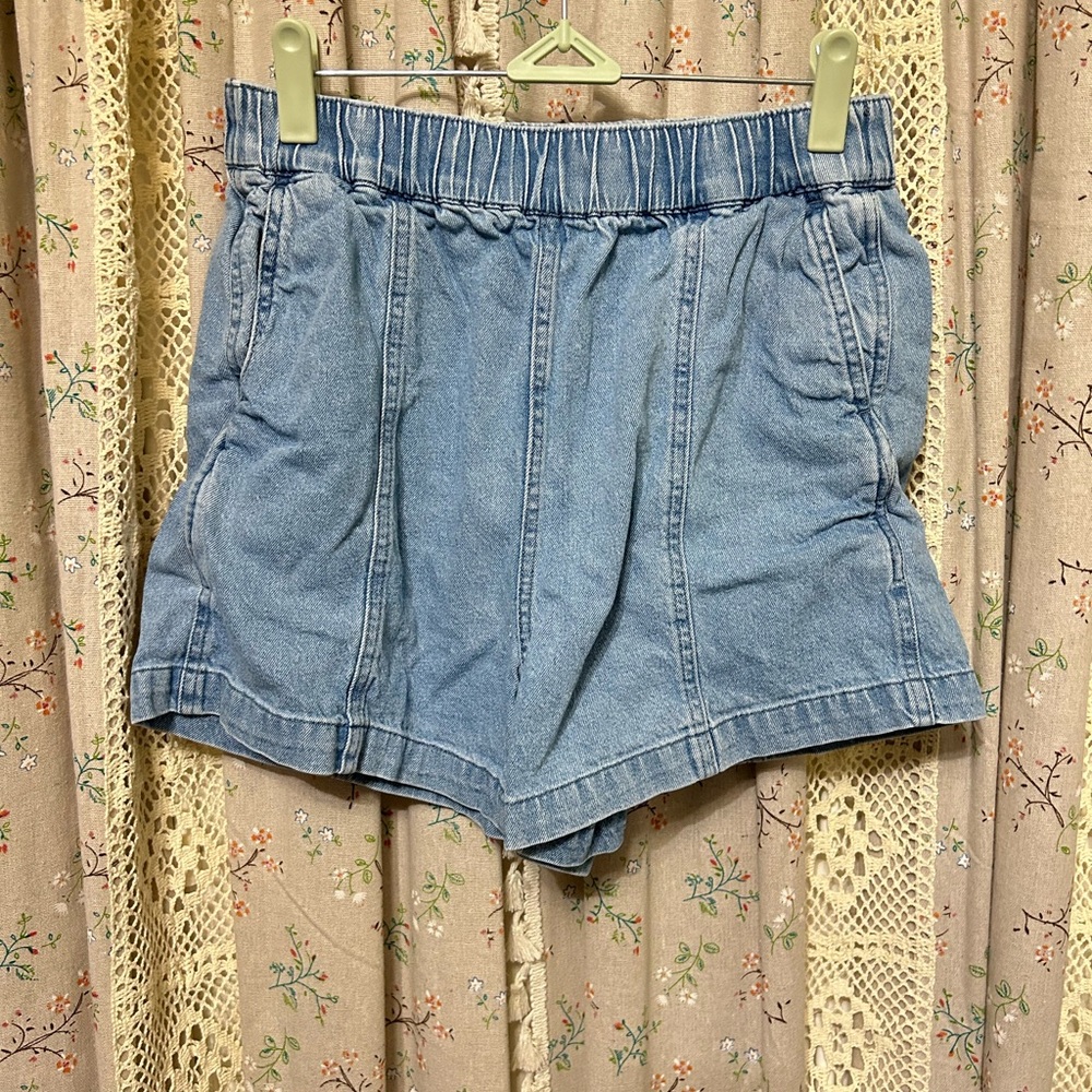 Madewell Pull-On Denim Shorts XS EUC